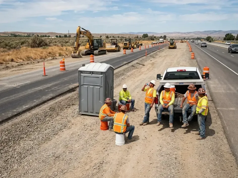 highway-road-construction-crew-007 — frequently asked questions, Porta Potty and Restroom Rentals in Huber Ridge, OH